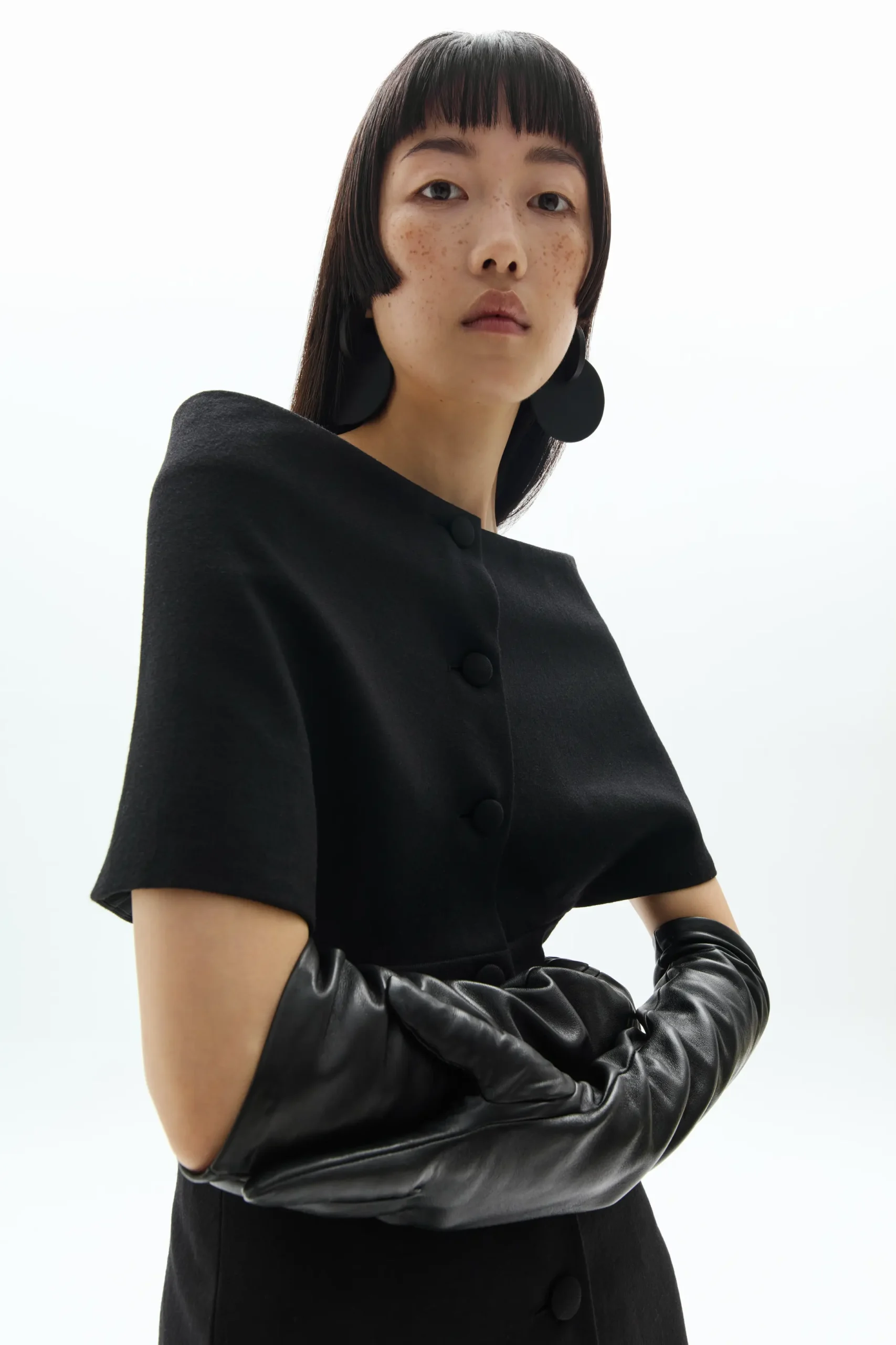 Structured Off-Shoulder Dress